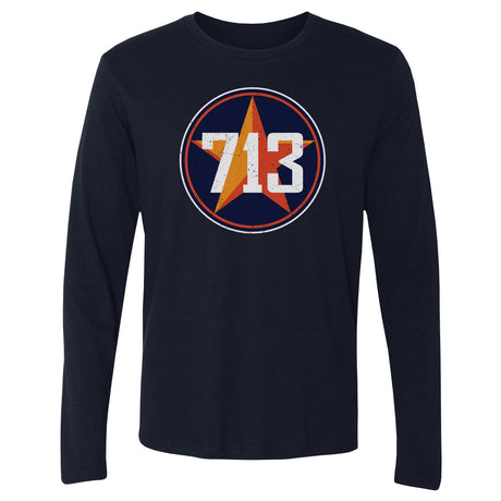 Houston Men's Long Sleeve T-Shirt | 500 LEVEL