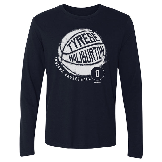Tyrese Haliburton Men's Long Sleeve T-Shirt | 500 LEVEL