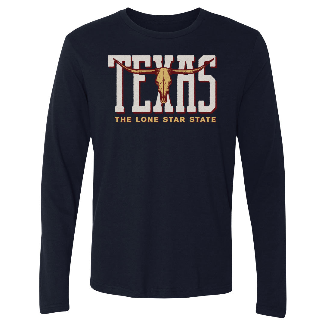 Texas Men's Long Sleeve T-Shirt | 500 LEVEL