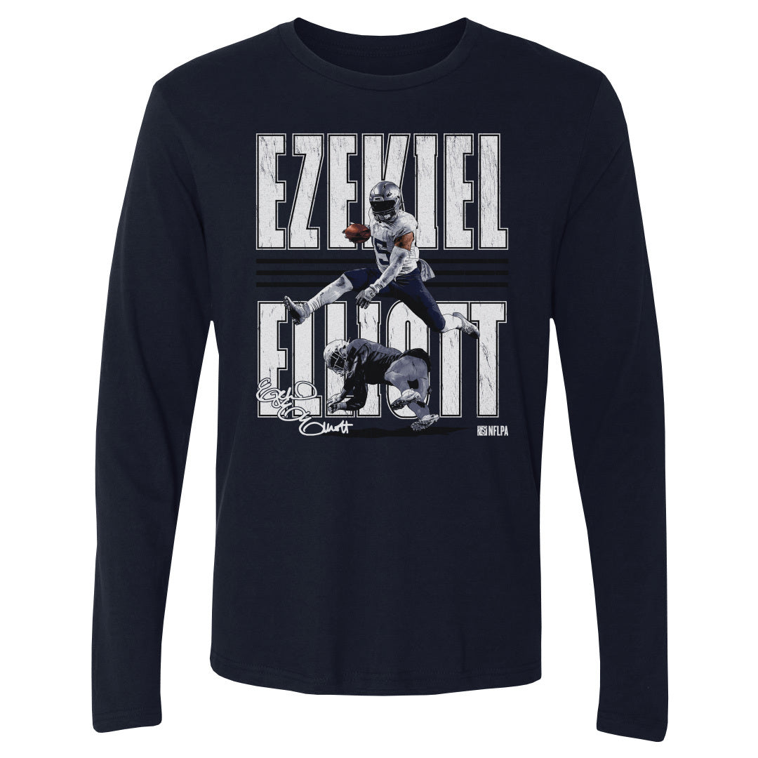 Ezekiel Elliott Men&#39;s Long Sleeve T-Shirt | 500 LEVEL