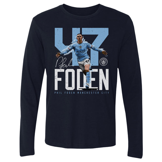 Phil Foden Men's Long Sleeve T-Shirt | 500 LEVEL