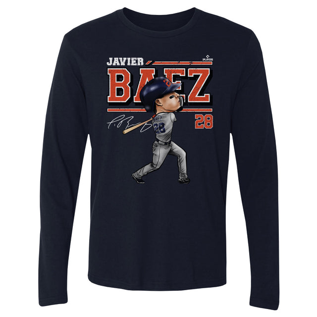 Javier Baez Men's Long Sleeve T-Shirt | 500 LEVEL