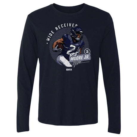 D.J. Moore Men's Long Sleeve T-Shirt | 500 LEVEL