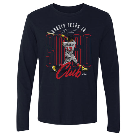 Ronald Acuna Jr. Men's Long Sleeve T-Shirt | 500 LEVEL