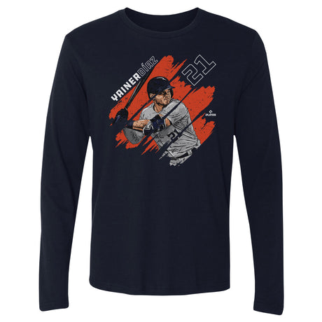 Yainer Diaz Men's Long Sleeve T-Shirt | 500 LEVEL