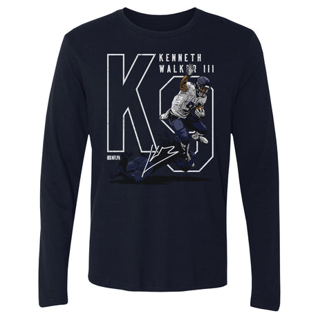 Kenneth Walker III Men's Long Sleeve T-Shirt | 500 LEVEL