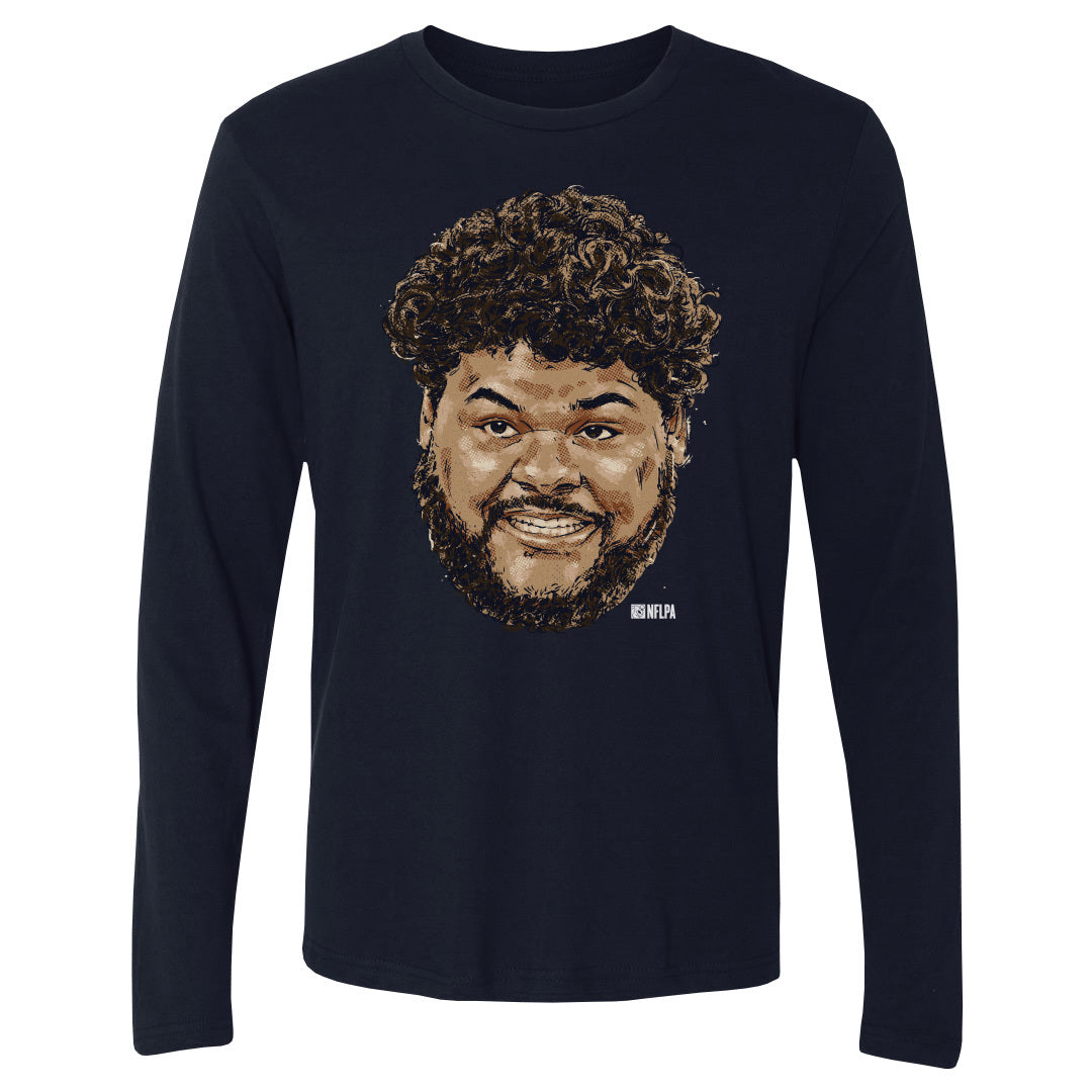 Darnell Wright Men's Long Sleeve T-Shirt | 500 LEVEL