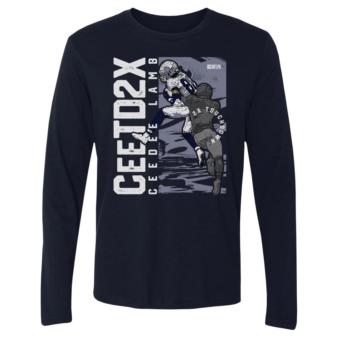 CeeDee Lamb Men's Long Sleeve T-Shirt | 500 LEVEL