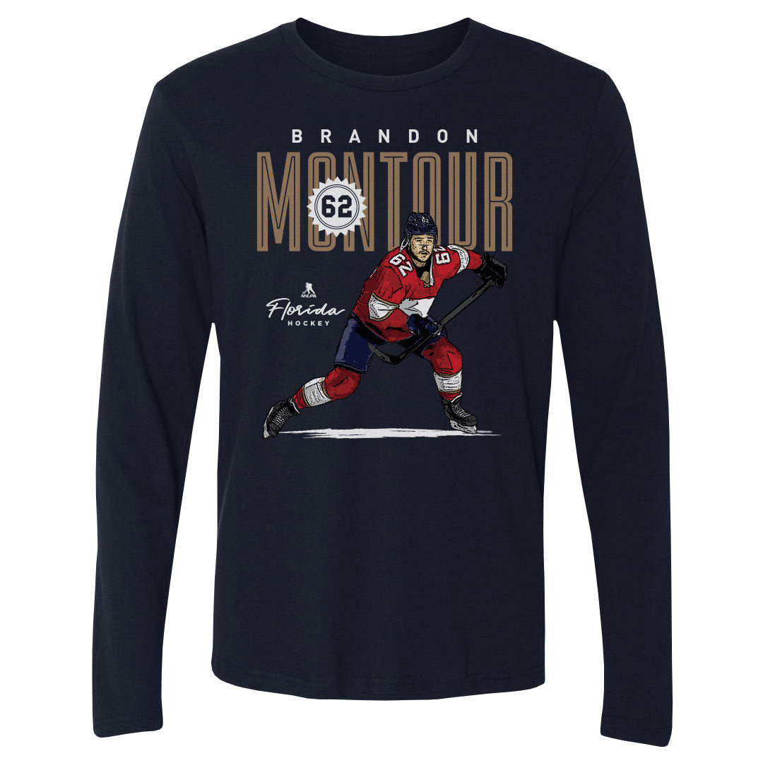 Brandon Montour Men&#39;s Long Sleeve T-Shirt | 500 LEVEL