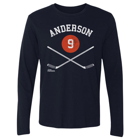 Glenn Anderson Men's Long Sleeve T-Shirt | 500 LEVEL