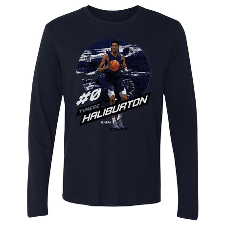 Tyrese Haliburton Men's Long Sleeve T-Shirt | 500 LEVEL