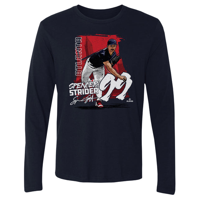 Spencer Strider Men's Long Sleeve T-Shirt | 500 LEVEL
