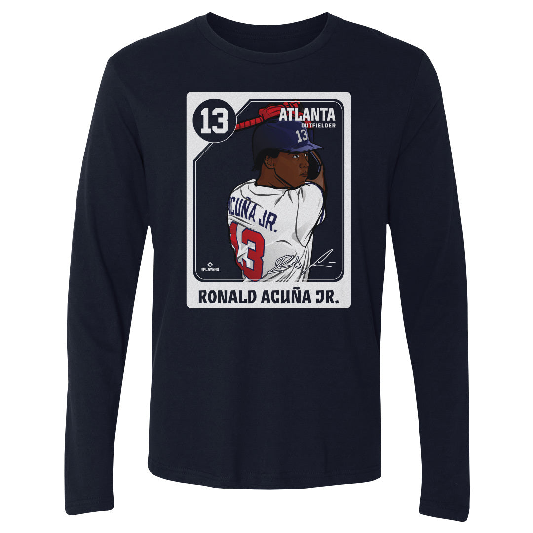 Ronald Acuna Jr. Men's Long Sleeve T-Shirt | 500 LEVEL