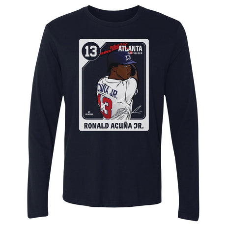 Ronald Acuna Jr. Men's Long Sleeve T-Shirt | 500 LEVEL