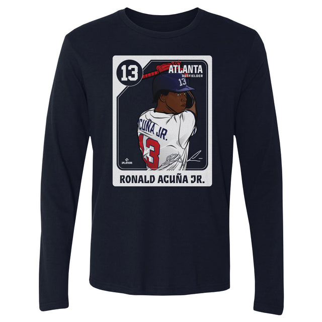 Ronald Acuna Jr. Men's Long Sleeve T-Shirt | 500 LEVEL