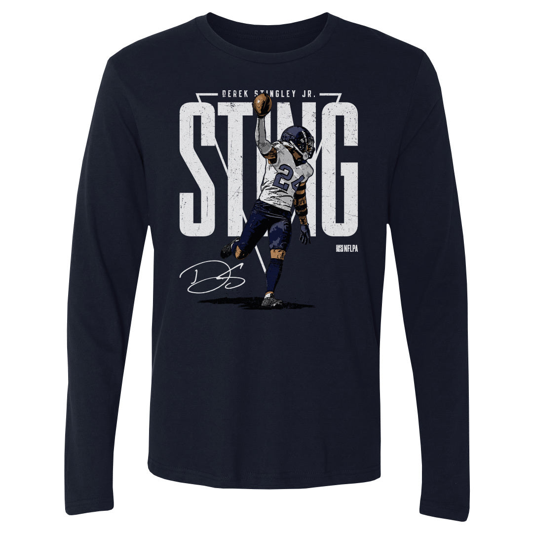 Derek Stingley Jr. Men&#39;s Long Sleeve T-Shirt | 500 LEVEL
