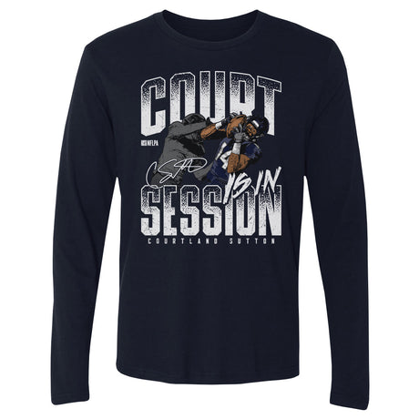 Courtland Sutton Men's Long Sleeve T-Shirt | 500 LEVEL