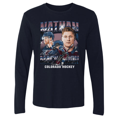 Nathan MacKinnon Men's Long Sleeve T-Shirt | 500 LEVEL