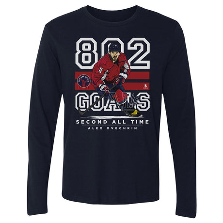 Alex Ovechkin Men's Long Sleeve T-Shirt | 500 LEVEL