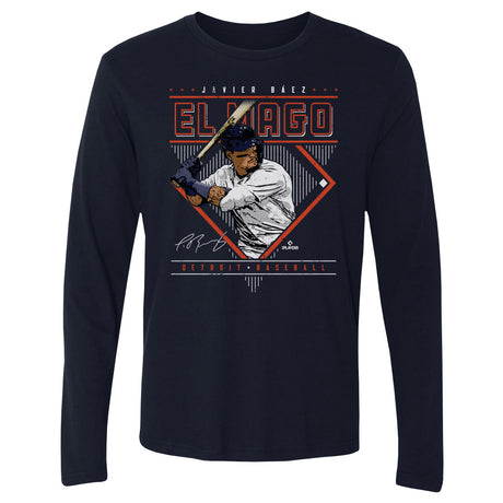 Javier Baez Men's Long Sleeve T-Shirt | 500 LEVEL