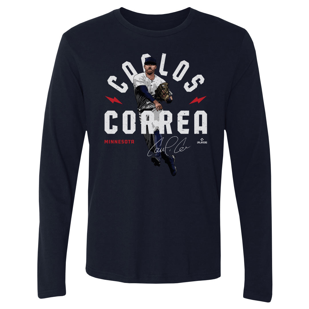 Carlos Correa Men&#39;s Long Sleeve T-Shirt | 500 LEVEL
