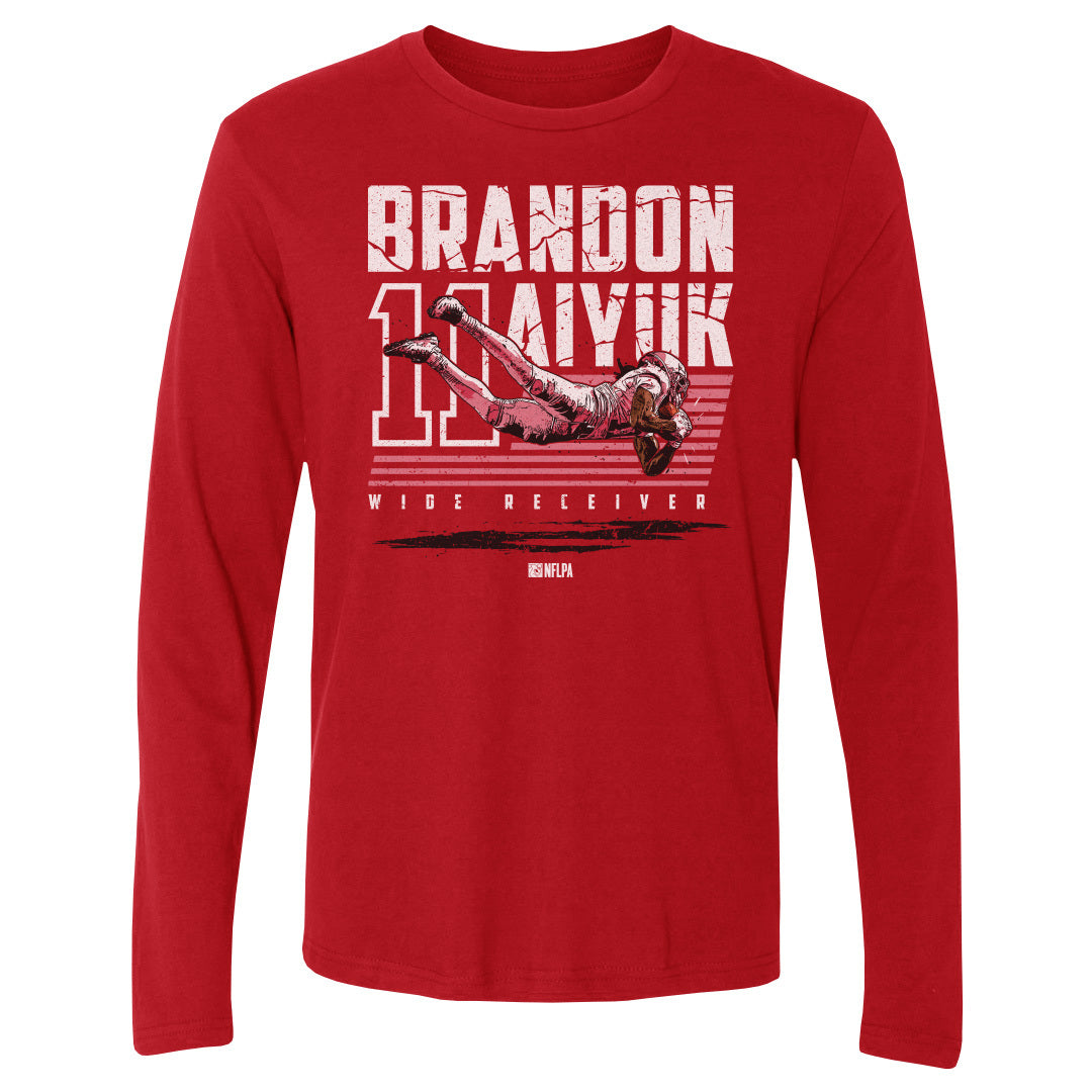 Brandon Aiyuk Men's Long Sleeve T-Shirt | 500 LEVEL