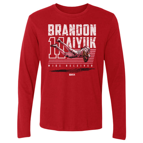 Brandon Aiyuk Men's Long Sleeve T-Shirt | 500 LEVEL