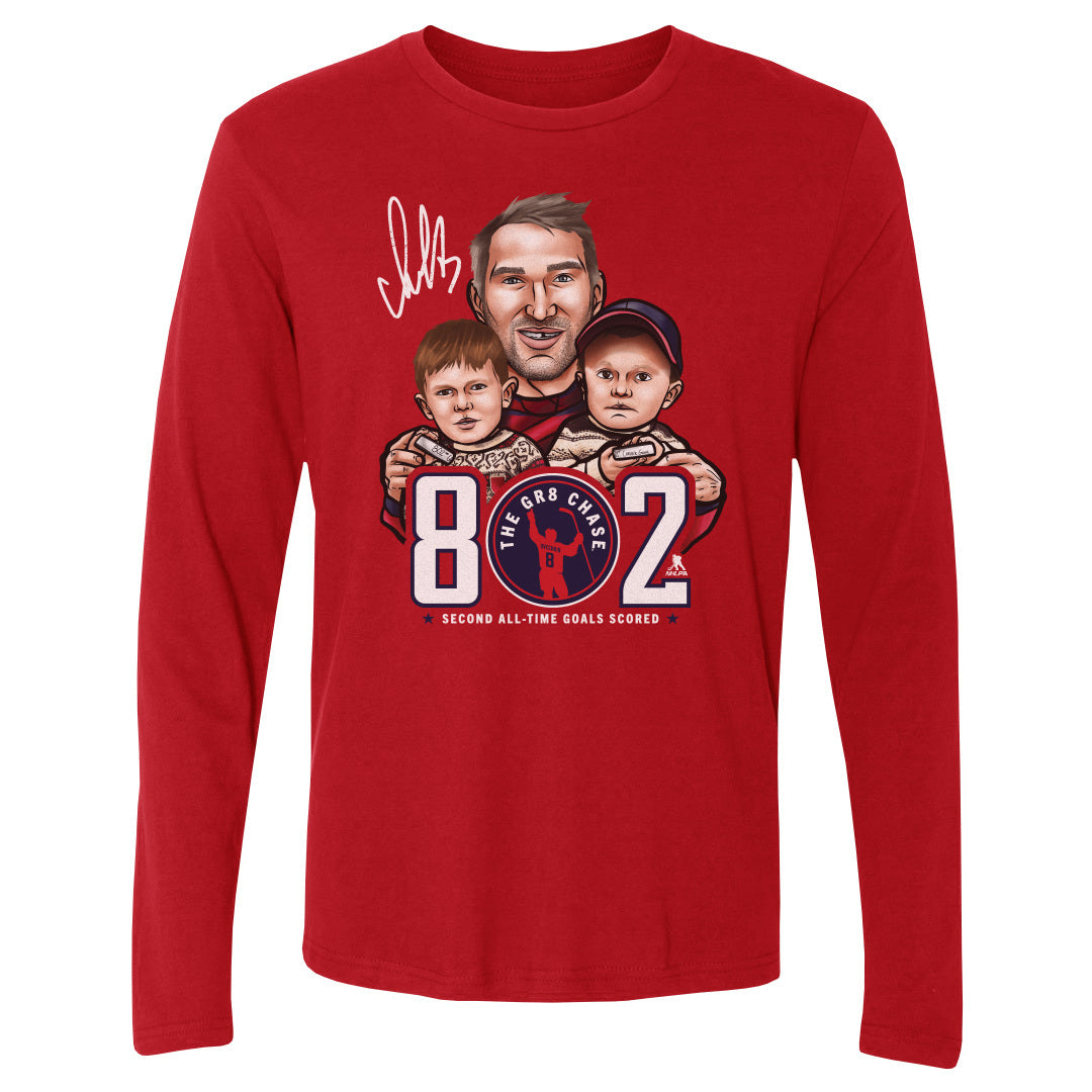 Alex Ovechkin Men's Long Sleeve T-Shirt | 500 LEVEL