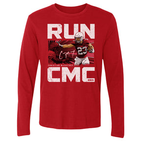 Christian McCaffrey Men's Long Sleeve T-Shirt | 500 LEVEL