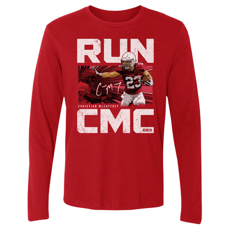 Christian McCaffrey Men's Long Sleeve T-Shirt | 500 LEVEL
