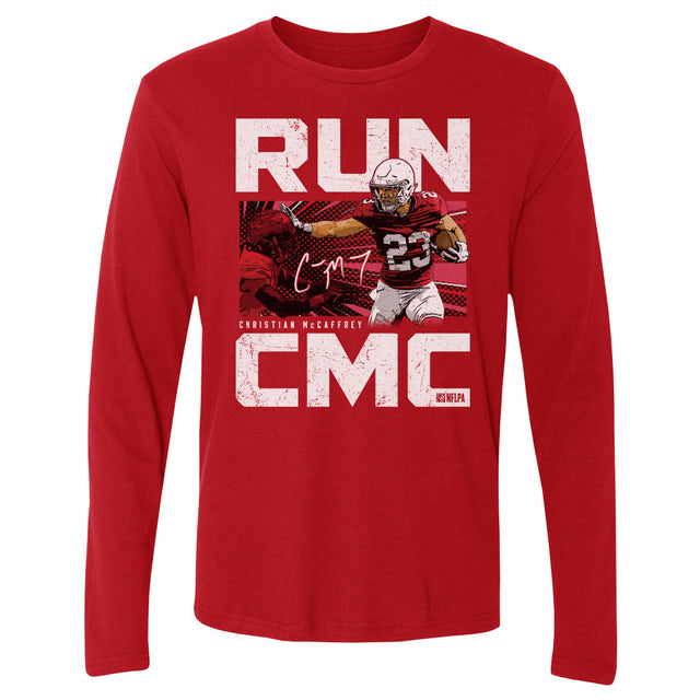 Christian McCaffrey Men's Long Sleeve T-Shirt | 500 LEVEL