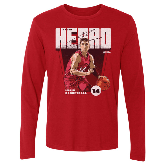Tyler Herro Men's Long Sleeve T-Shirt | 500 LEVEL