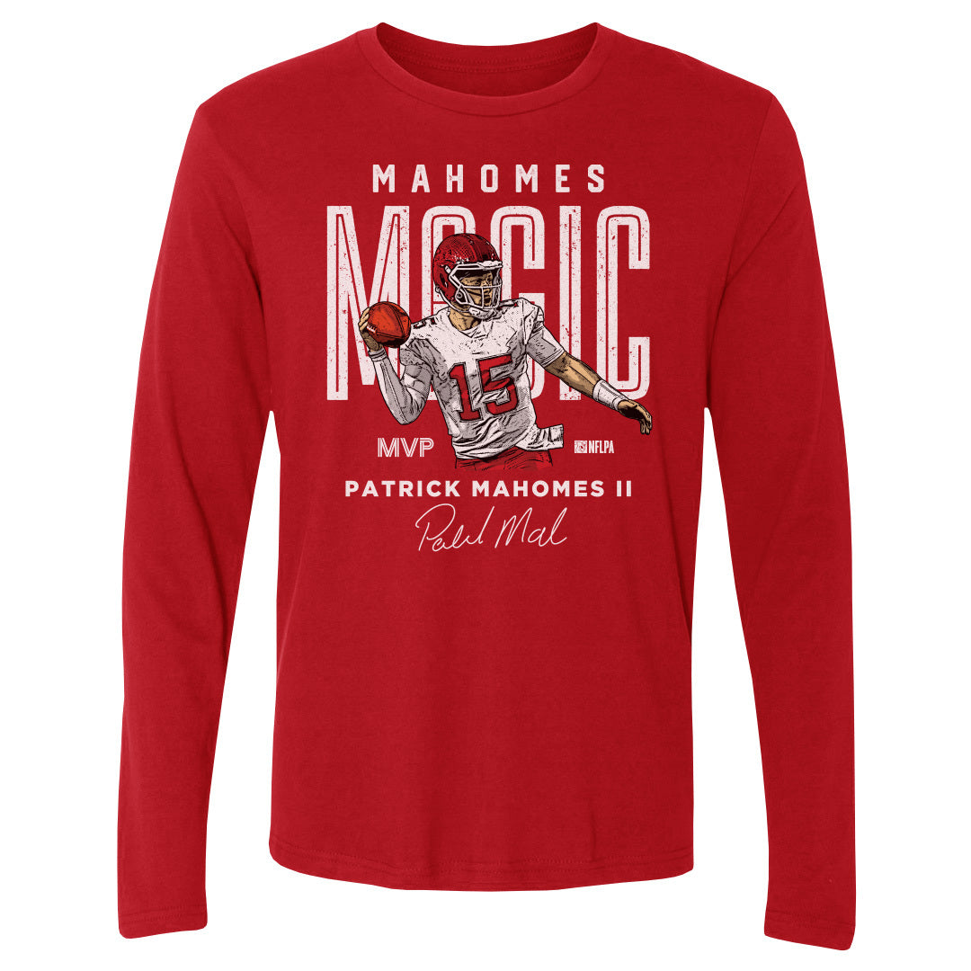 Patrick Mahomes Men's Long Sleeve T-Shirt | 500 LEVEL