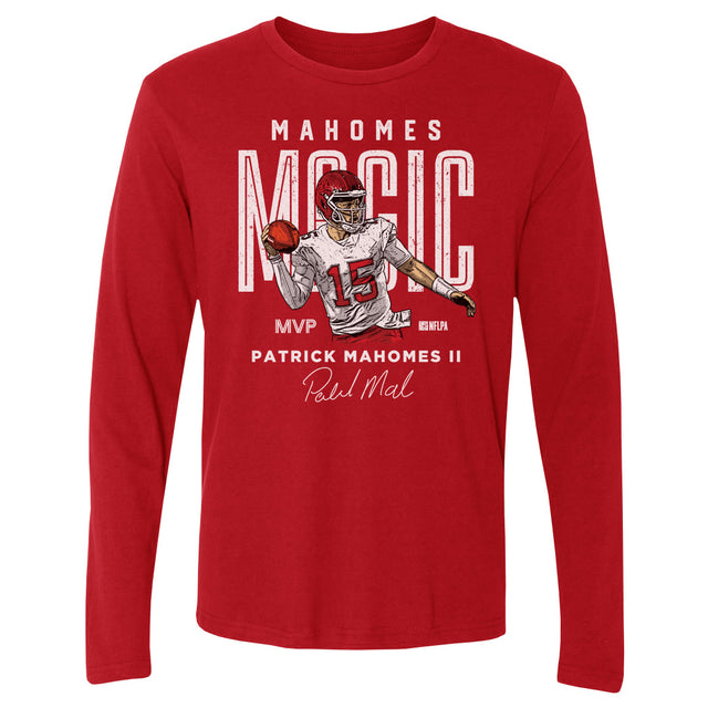 Patrick Mahomes Men's Long Sleeve T-Shirt | 500 LEVEL