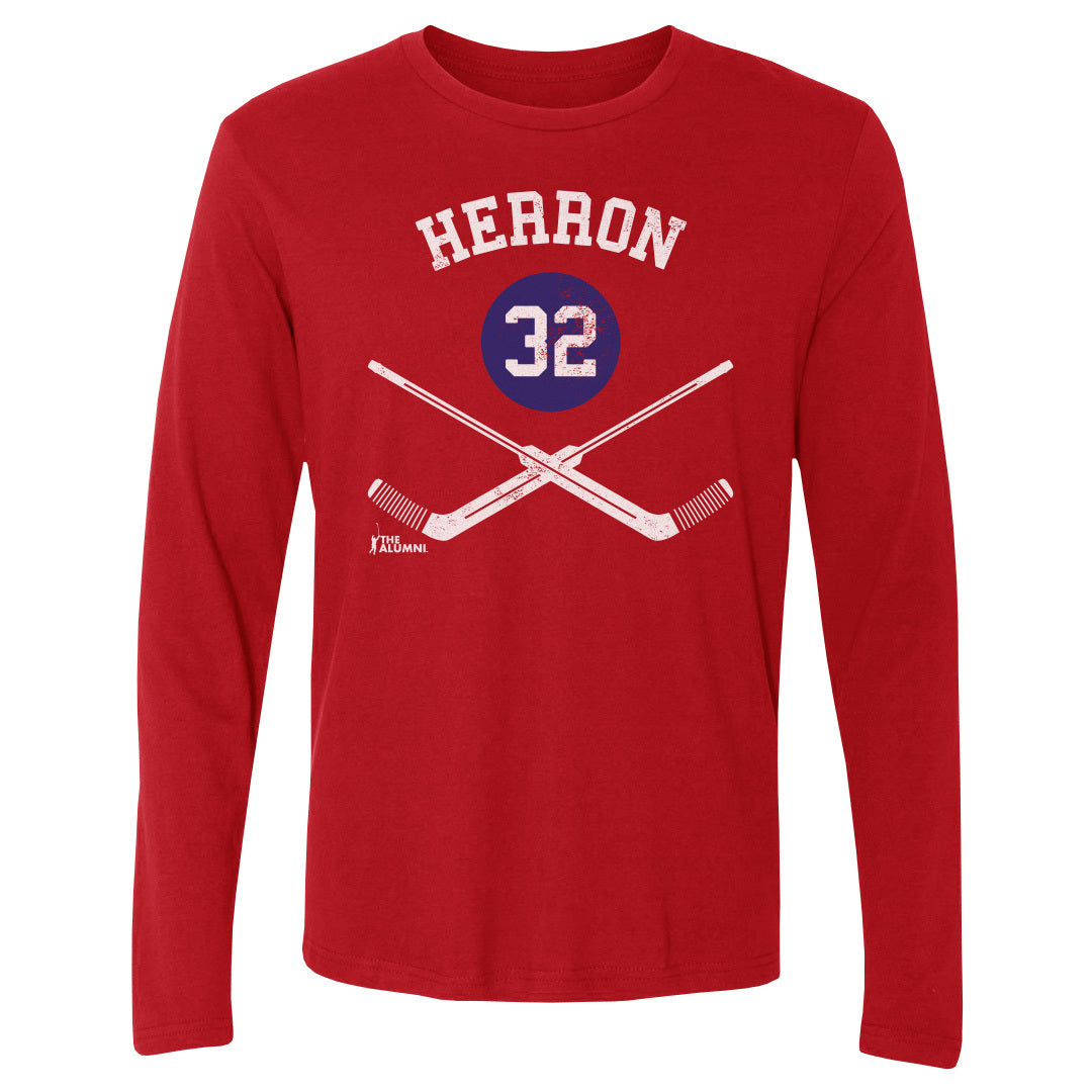 Denis Herron Men's Long Sleeve T-Shirt | 500 LEVEL