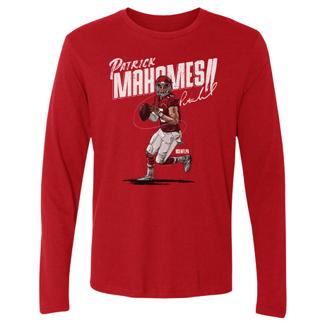 Patrick Mahomes Men's Long Sleeve T-Shirt | 500 LEVEL