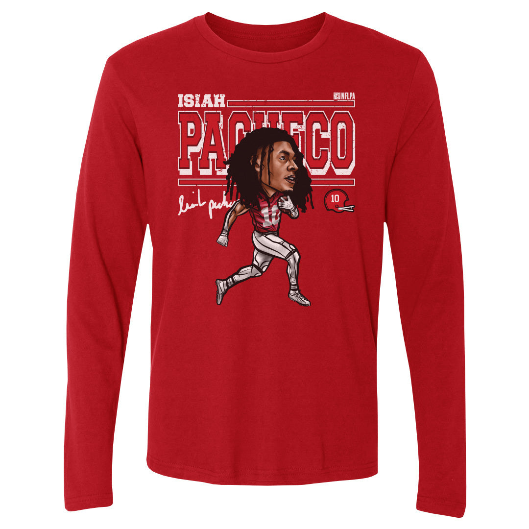 Isiah Pacheco Men's Long Sleeve T-Shirt | 500 LEVEL
