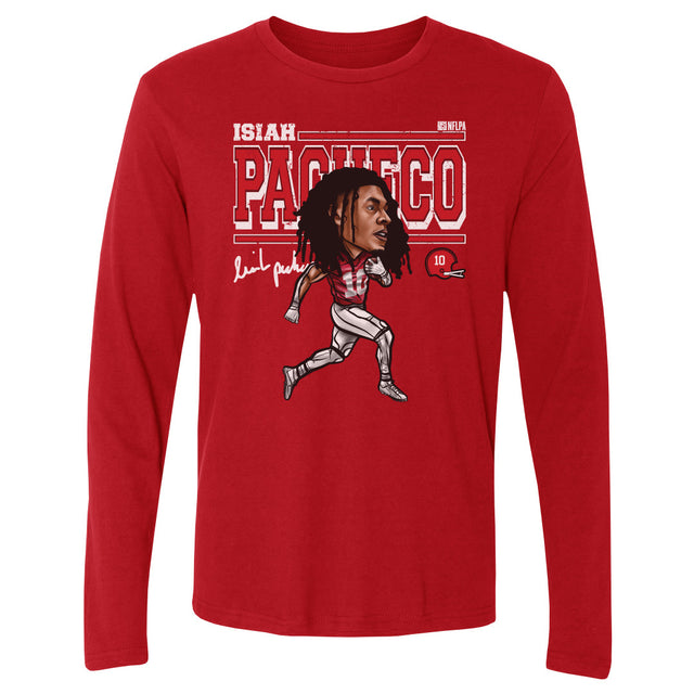 Isiah Pacheco Men's Long Sleeve T-Shirt | 500 LEVEL