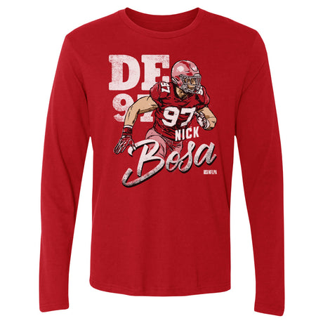 Nick Bosa Men's Long Sleeve T-Shirt | 500 LEVEL