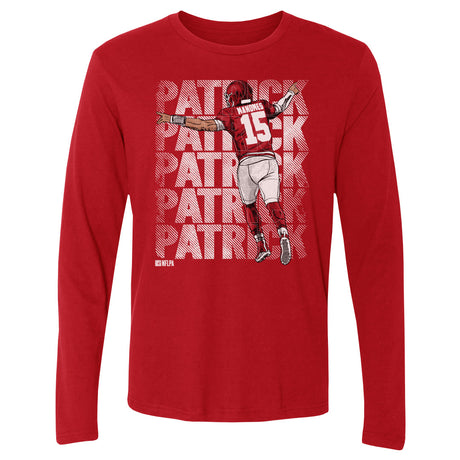 Patrick Mahomes Men's Long Sleeve T-Shirt | 500 LEVEL