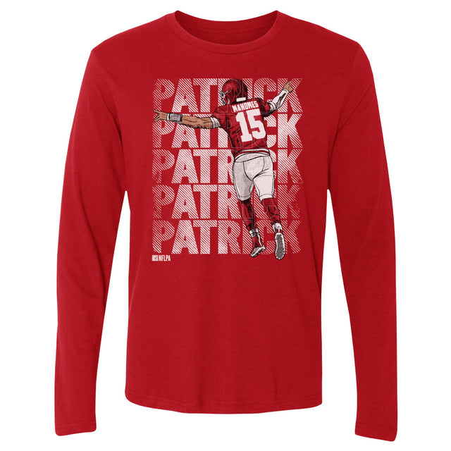 Patrick Mahomes Men's Long Sleeve T-Shirt | 500 LEVEL