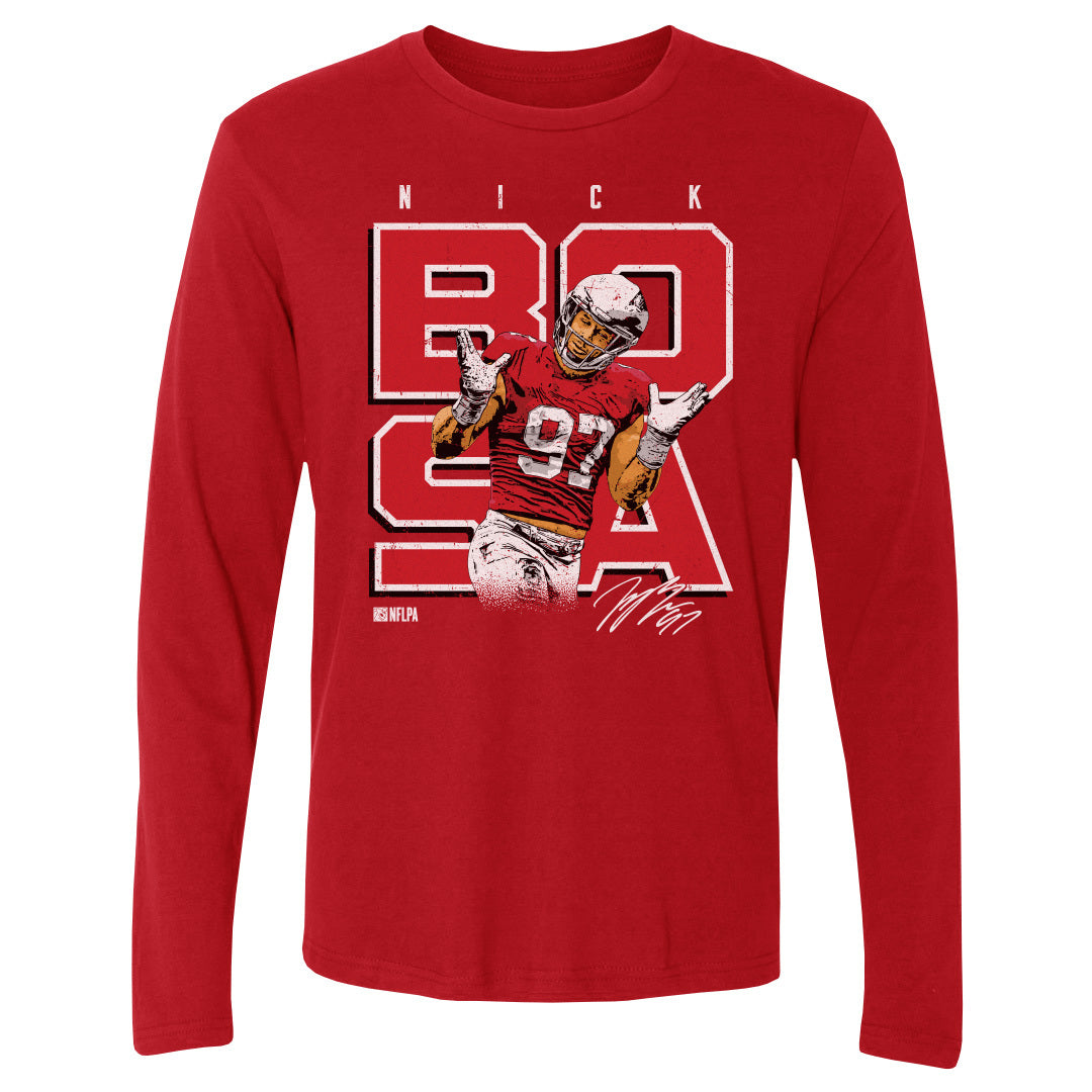 Nick Bosa Men's Long Sleeve T-Shirt | 500 LEVEL