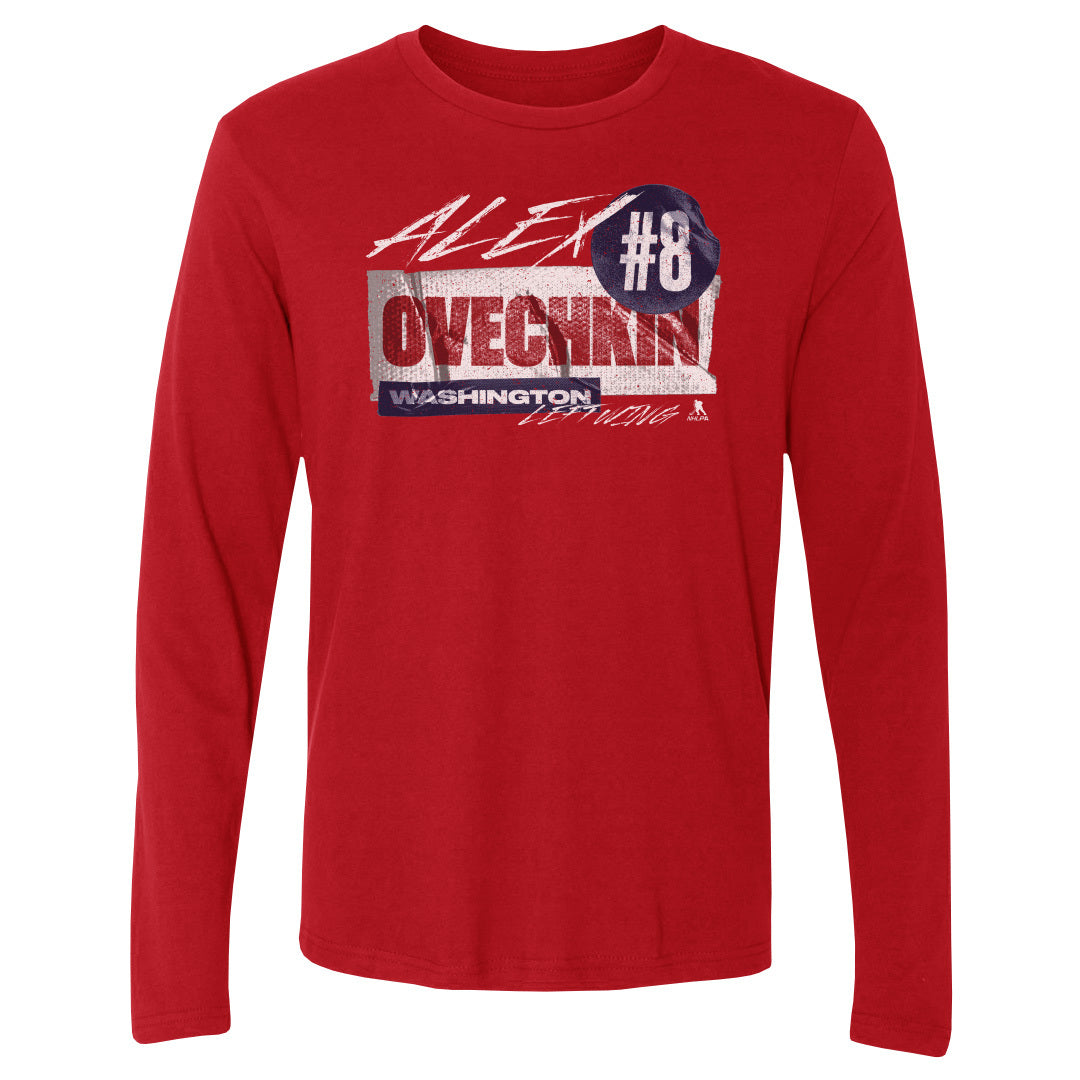 Alex Ovechkin Men's Long Sleeve T-Shirt | 500 LEVEL