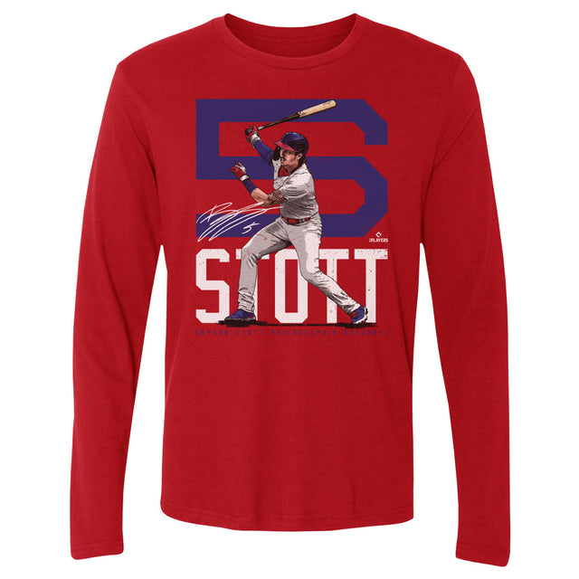 Bryson Stott Men's Long Sleeve T-Shirt | 500 LEVEL