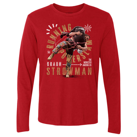 Braun Strowman Men's Long Sleeve T-Shirt | 500 LEVEL