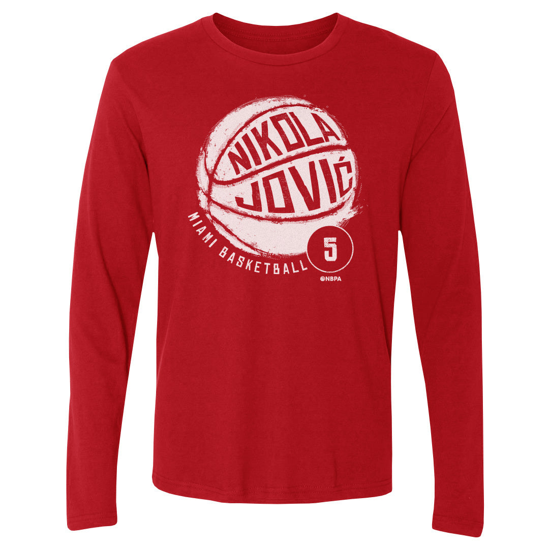 Nikola Jovic Men&#39;s Long Sleeve T-Shirt | 500 LEVEL