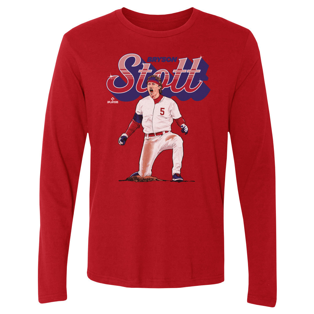 Bryson Stott Men's Long Sleeve T-Shirt | 500 LEVEL