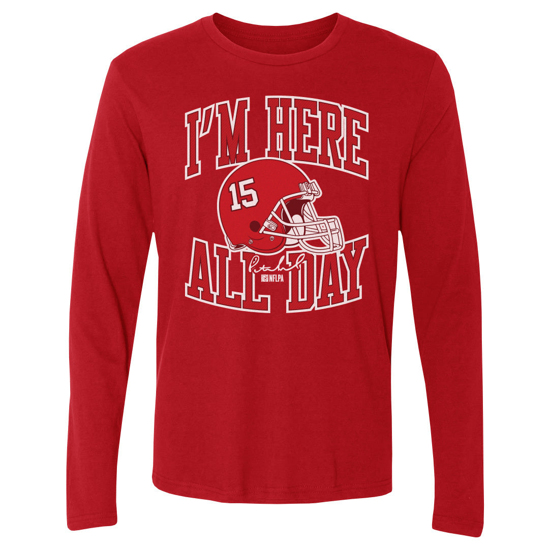 Patrick Mahomes Men's Long Sleeve T-Shirt | 500 LEVEL