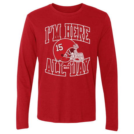 Patrick Mahomes Men's Long Sleeve T-Shirt | 500 LEVEL