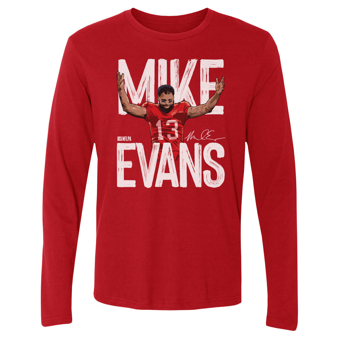 Mike Evans Men's Long Sleeve T-Shirt | 500 LEVEL